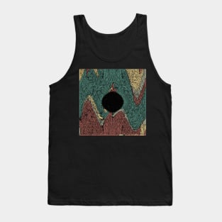 Line Art Nirmana Galaxy Colorful Tank Top